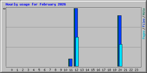 Hourly usage for February 2026